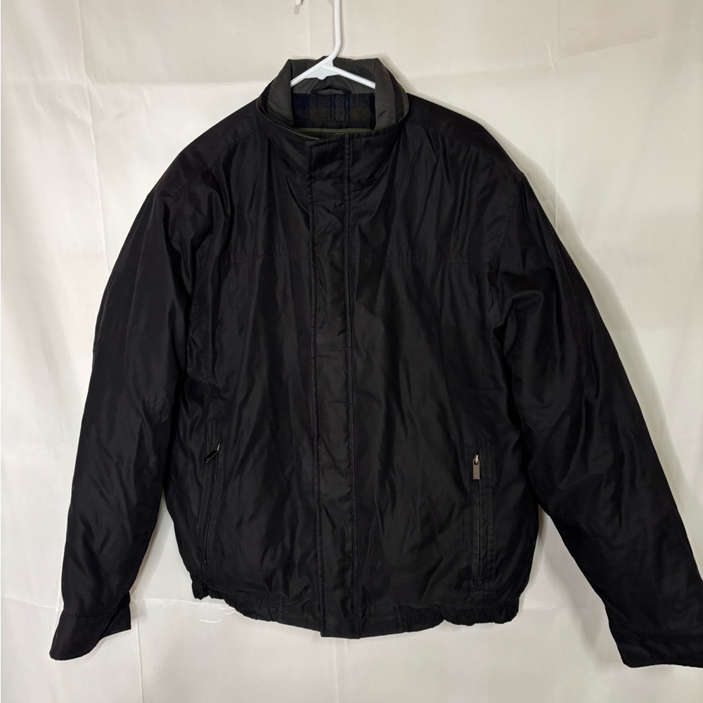 Mens size large double zip weatherproof brand jacket
